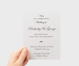 acrylic invitation printing