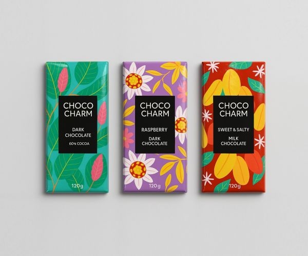 chocolate bar packaging