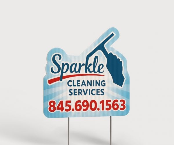 Custom Shape Yard Sign