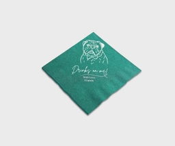 Foil Stamped Napkins