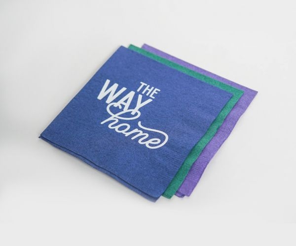 Foil Stamped Napkins